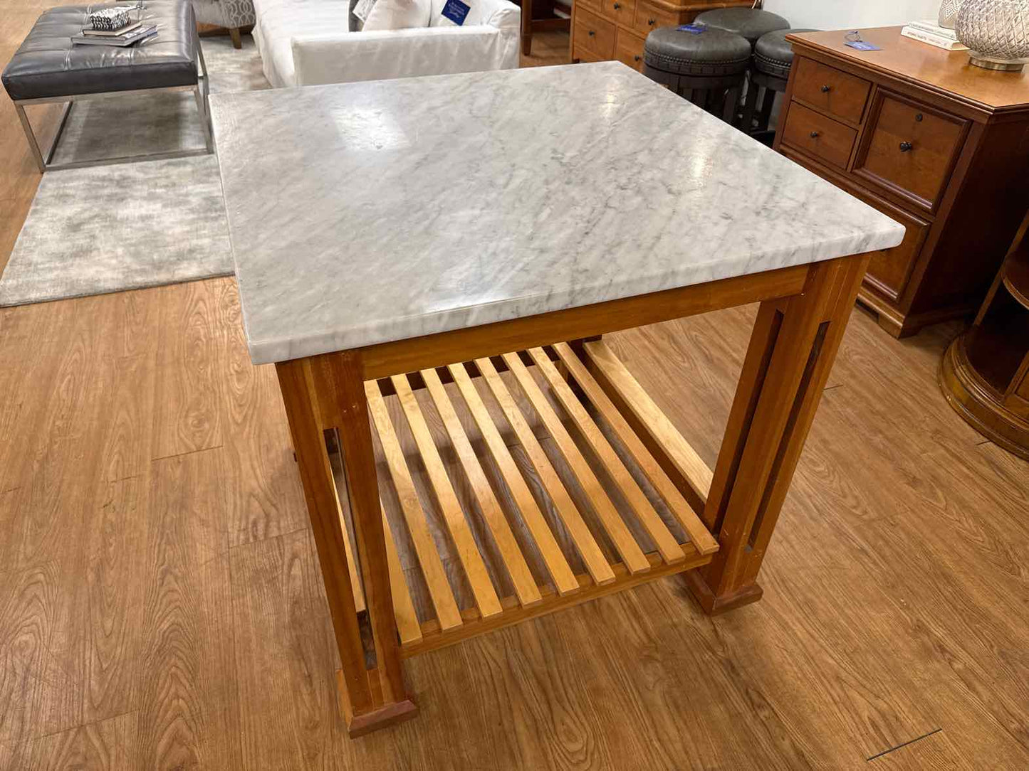 Marble Top Square Island