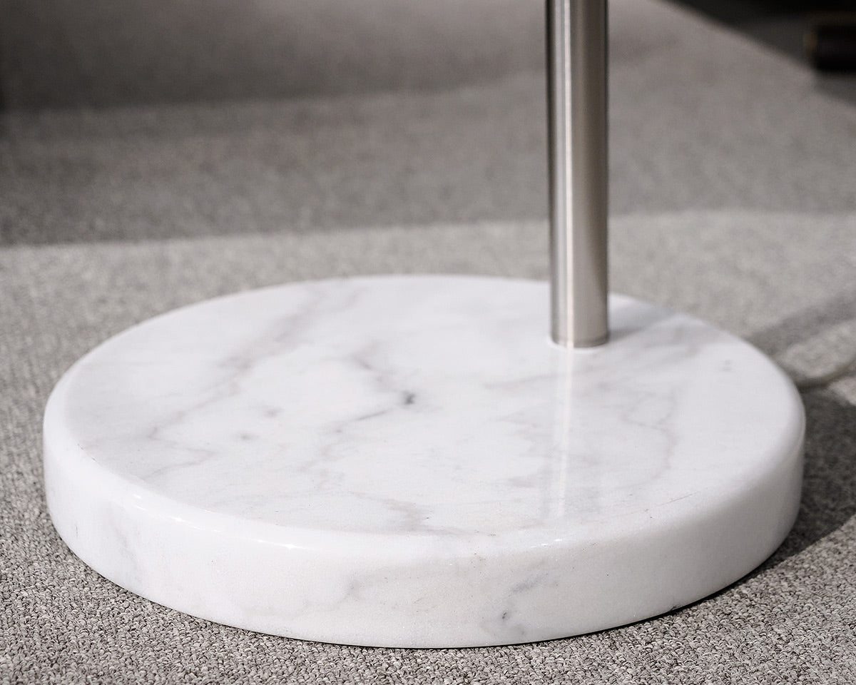 Marble Base Arch Floor Lamp