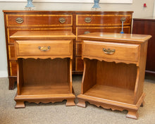 Pair of Ethan Allen Maple 1 Drawer Nightstand