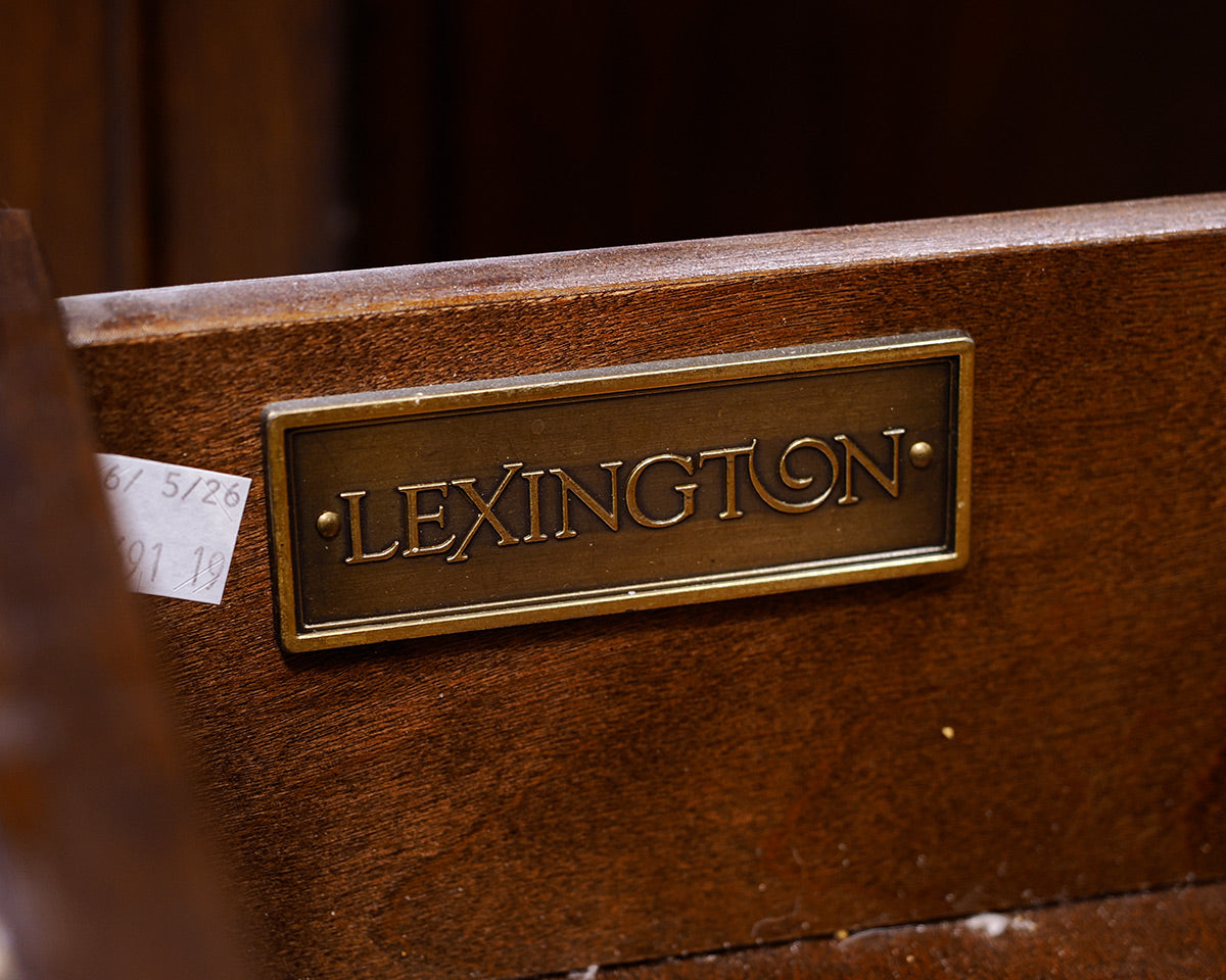 Lexington Glass Topped Nightstand
