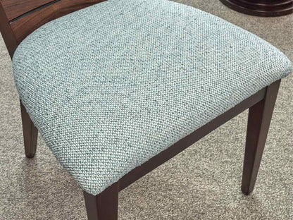 Set of 6 Giorgio Collection Art Deco Dining Chairs with Sunbrella Fabric Seats