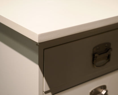 Pottery Barn White Modular Desk