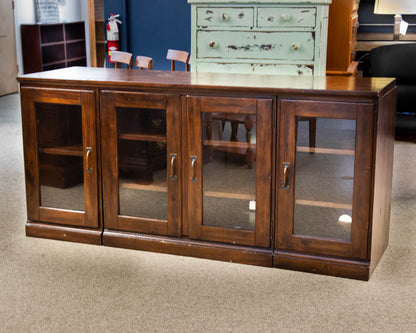 Rustic Four Door Media Furniture