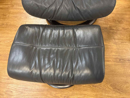 Stressless 'Sunrise' Recliner in Grey Leather