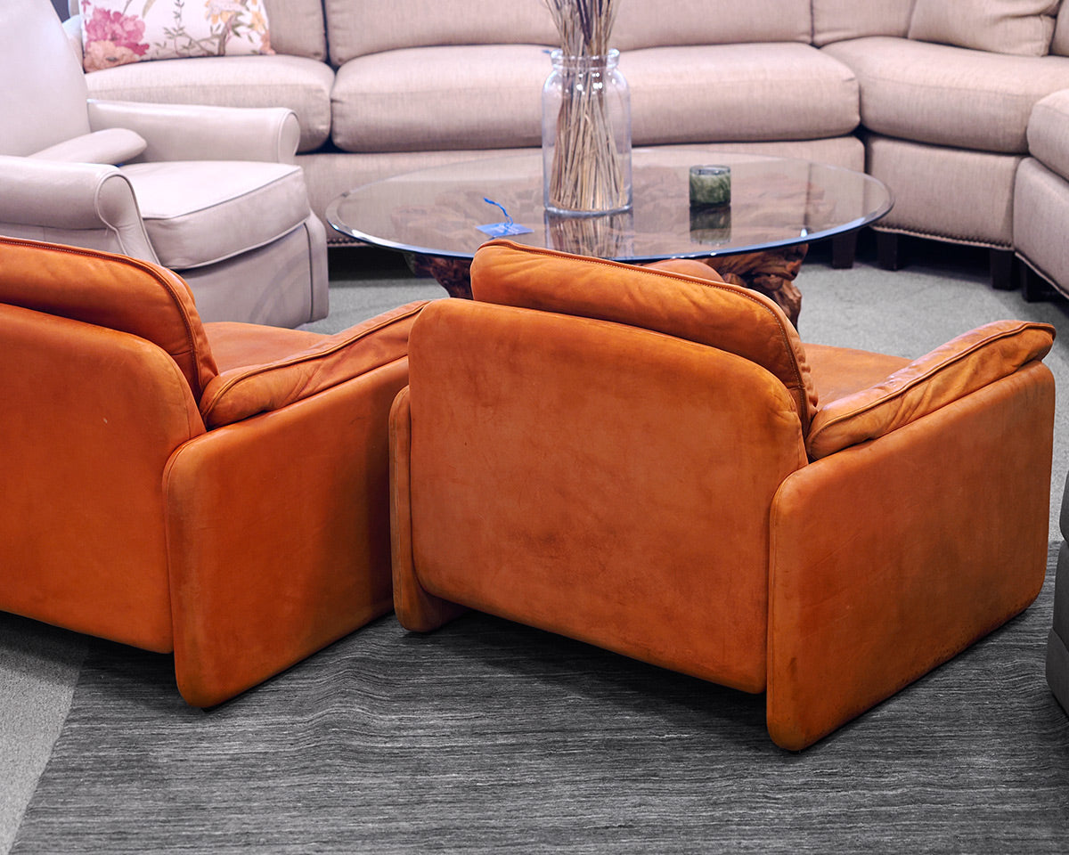 Pair of De Sede 'Model DS 61" Chairs