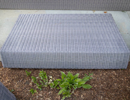 Janus et Cie 'Zeya' Gray Woven Wicker Outdoor Set