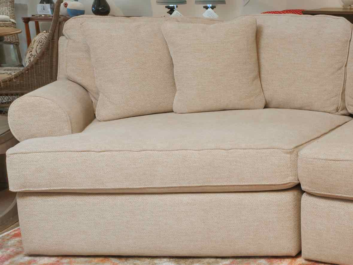 La-Z-Boy Alani Modular Textured ' Fairfax Oyster'  4 Piece Sectional