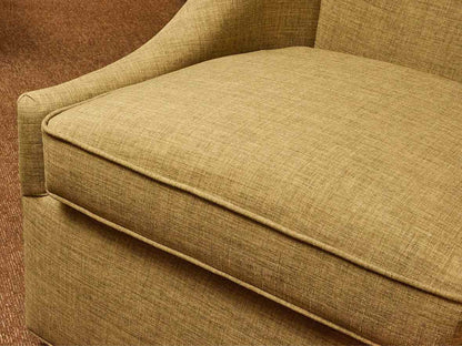 Bassett  Swivel Olive Green Upholstered Chair