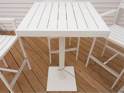 Case Furniture Outdoor Coated Aluminium Pub Height Table & Chairs