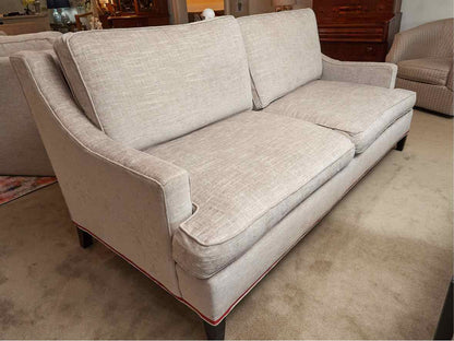 Duralee Barnes ' Dove Gray'  Upholstered  2 Cushion  Sofa