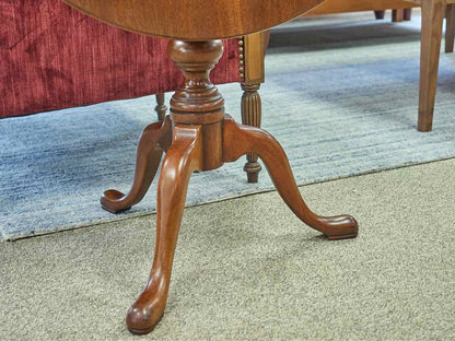 Solid Mahogany Birdcage Tilt Top Table
