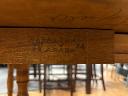 Walter of Wabash Colonial Maple Drop Leaf Dining Table