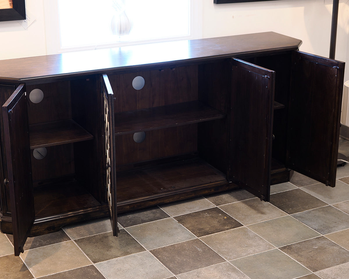 Jofran Casa Bella Mirrored 4-Door Console