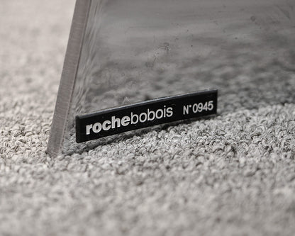 Roche Bobois Voiles Glass Top Dining Table