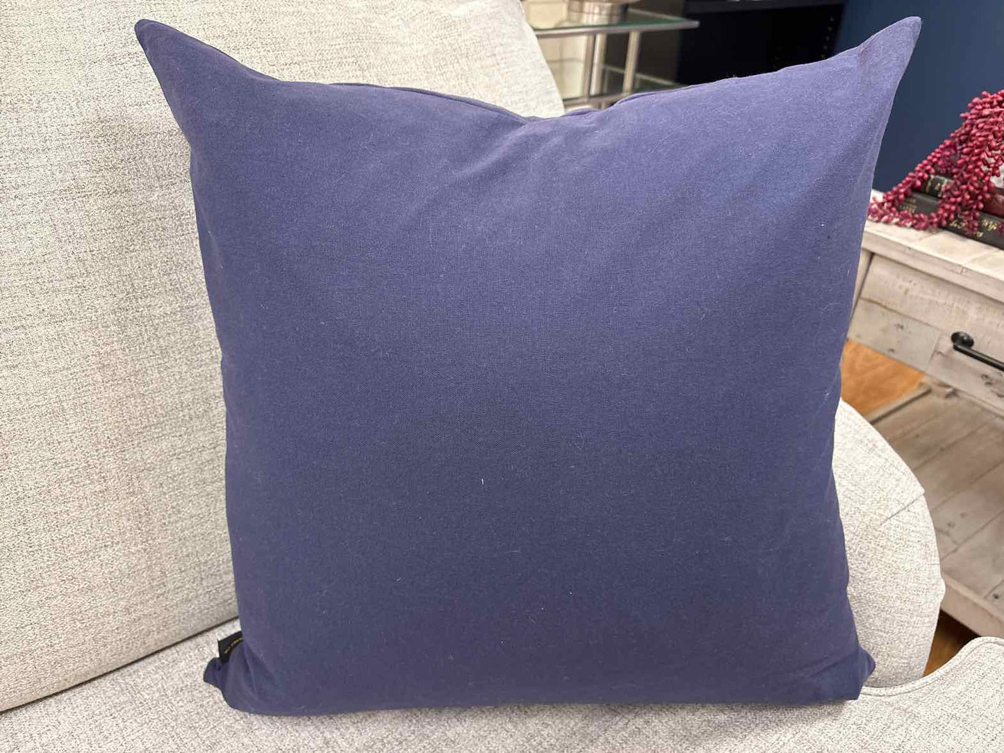 Rifle Paper Navy Jungle Accent Pillow