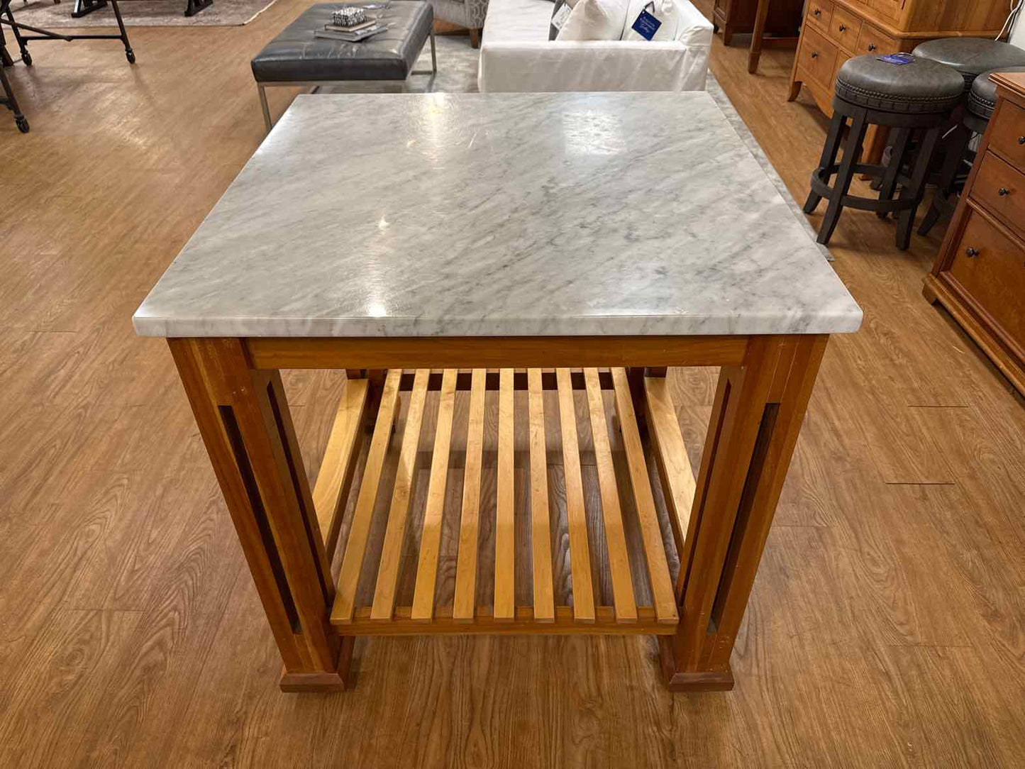 Marble Top Square Island