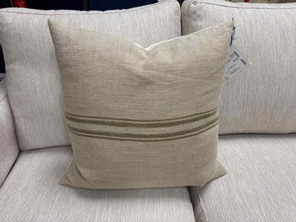 Filling Spaces Striped Linen Accent Pillow