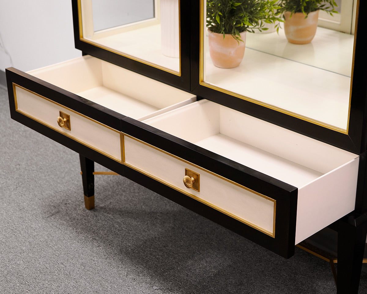 Lillian August Noir Display Cabinet