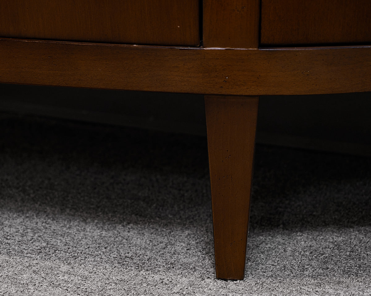 Demilune Table With Stone Top