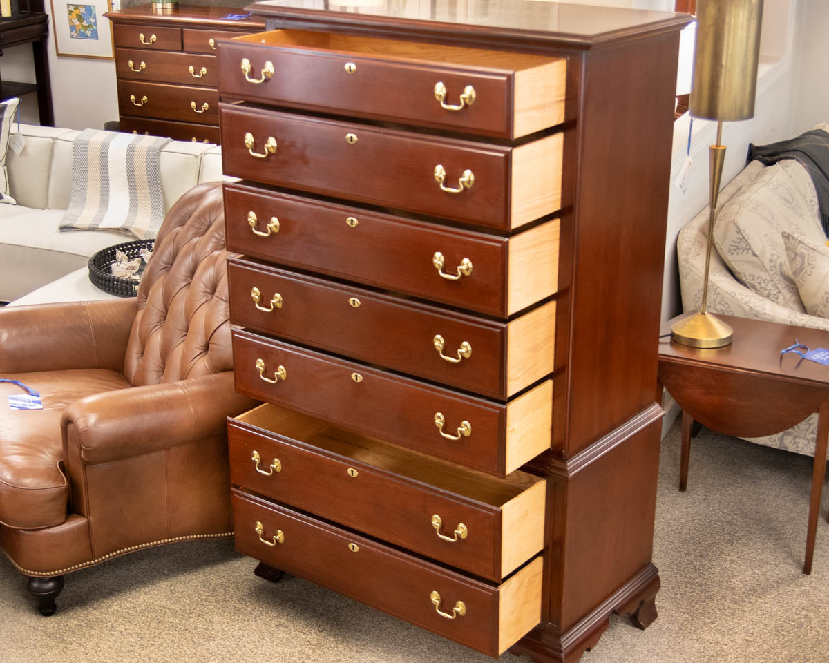 Statton Solid Cherry Chest on Chest
