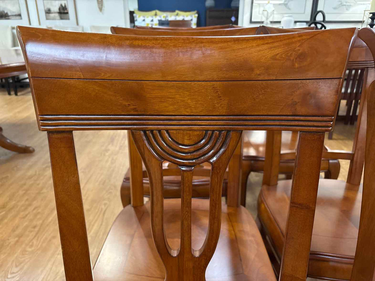 Set of 8 Mahogany Dining Chairs