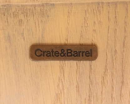 Crate & Barrel Baja  Waterfall Coffee Table In Natural Oak