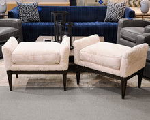 Pair of CR Laine Upholstered Benches