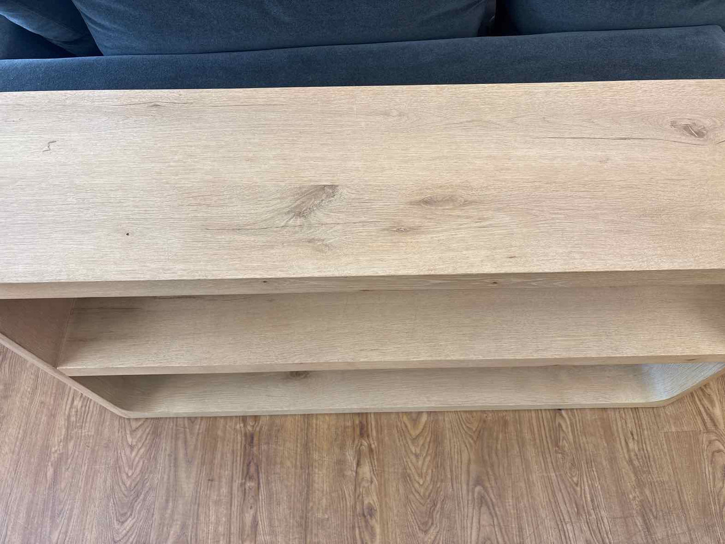 RH 'Oslo' Open Console in Light Oak