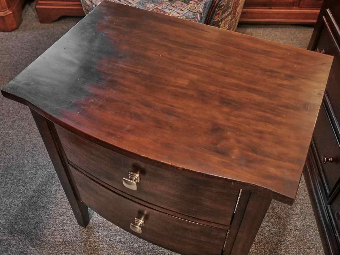 Trade Winds Pine Nightstand in Espresso Finish