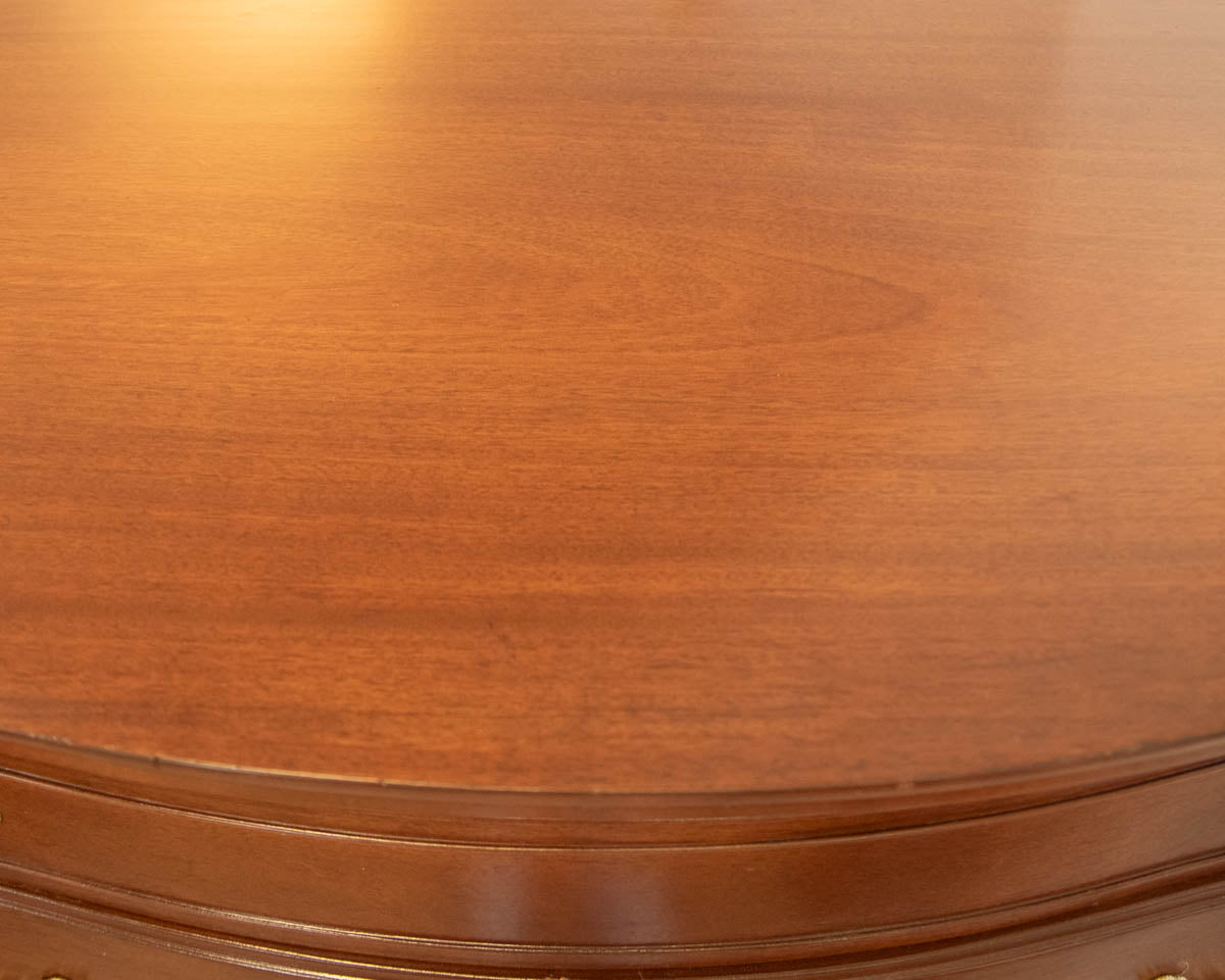 Mahogany 6 Drawer Chest with Carving & Ball& Claw Feet