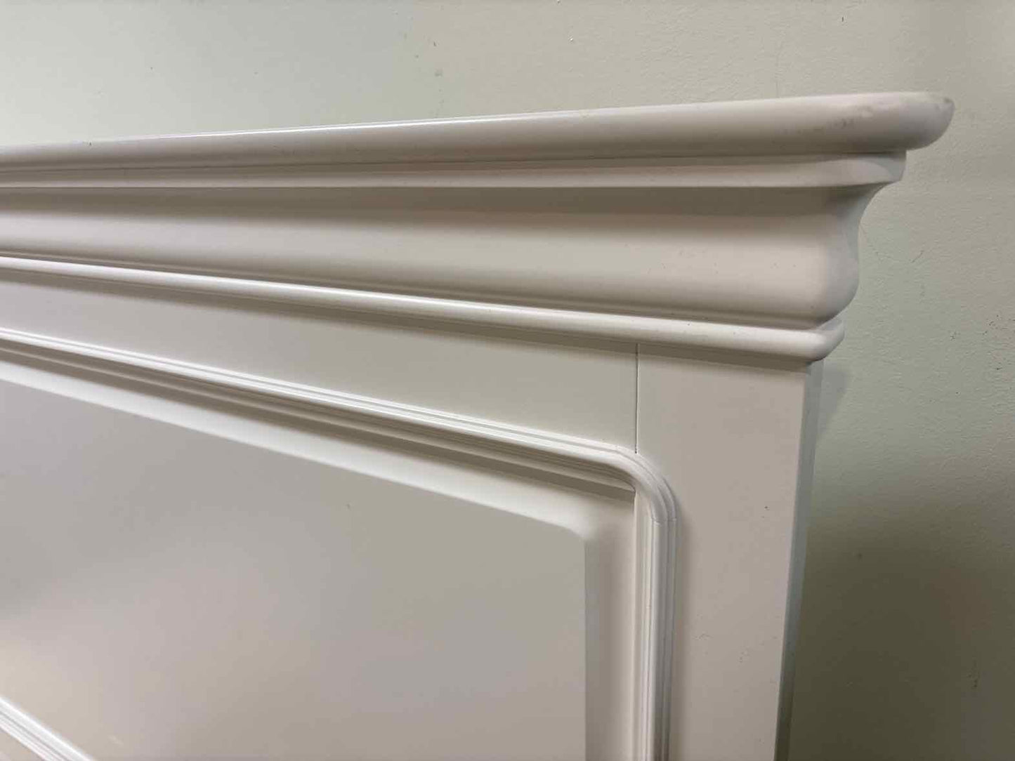Full Storage Bed in White