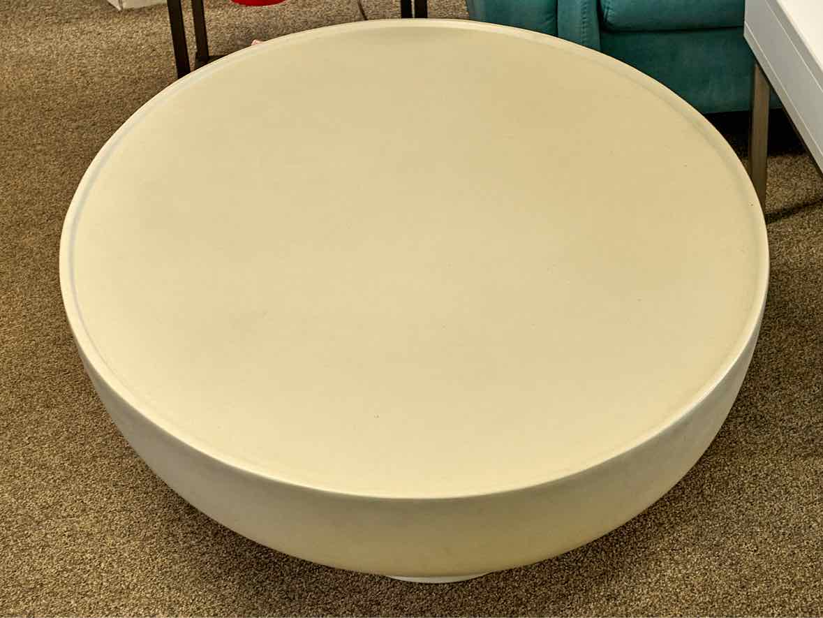 Rove Concepts Maria Cocktail Table in Alabaster Concrete
