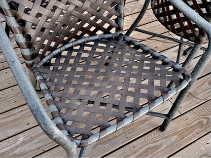 Brown Jordan Round 48"Round Table  & 6 ChairOutdoor Dining Set