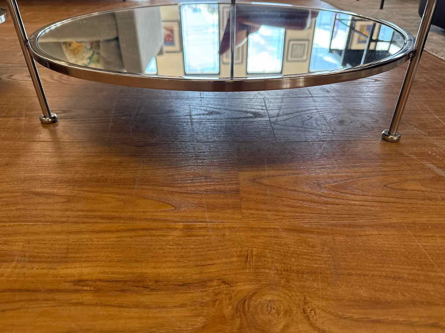 Worlds Away Pair of 3-Tier Side Tables