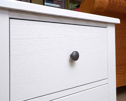 Vaughan Bassett  'Fundamentals' 2 Drawer Oak White Finish Nightstand