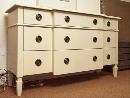 Milling Road Made In Italy Cream Finish 3 Drawer  Dresser
