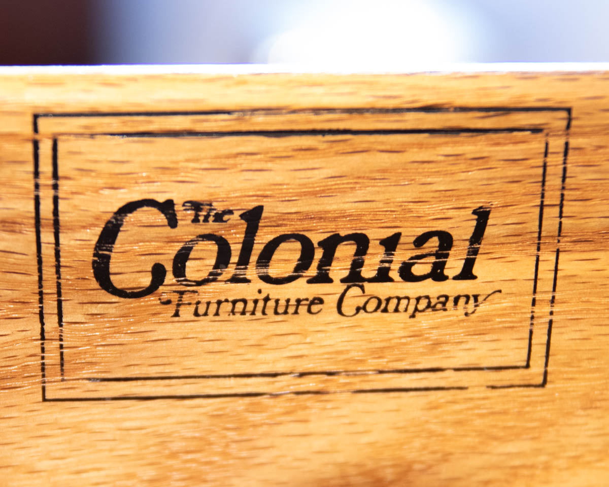 Colonial Furniture Co Dark Cherry Chest on Chest