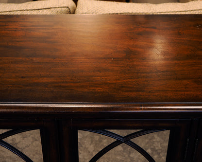 Ethan Allen Mirrored 4-Door Console