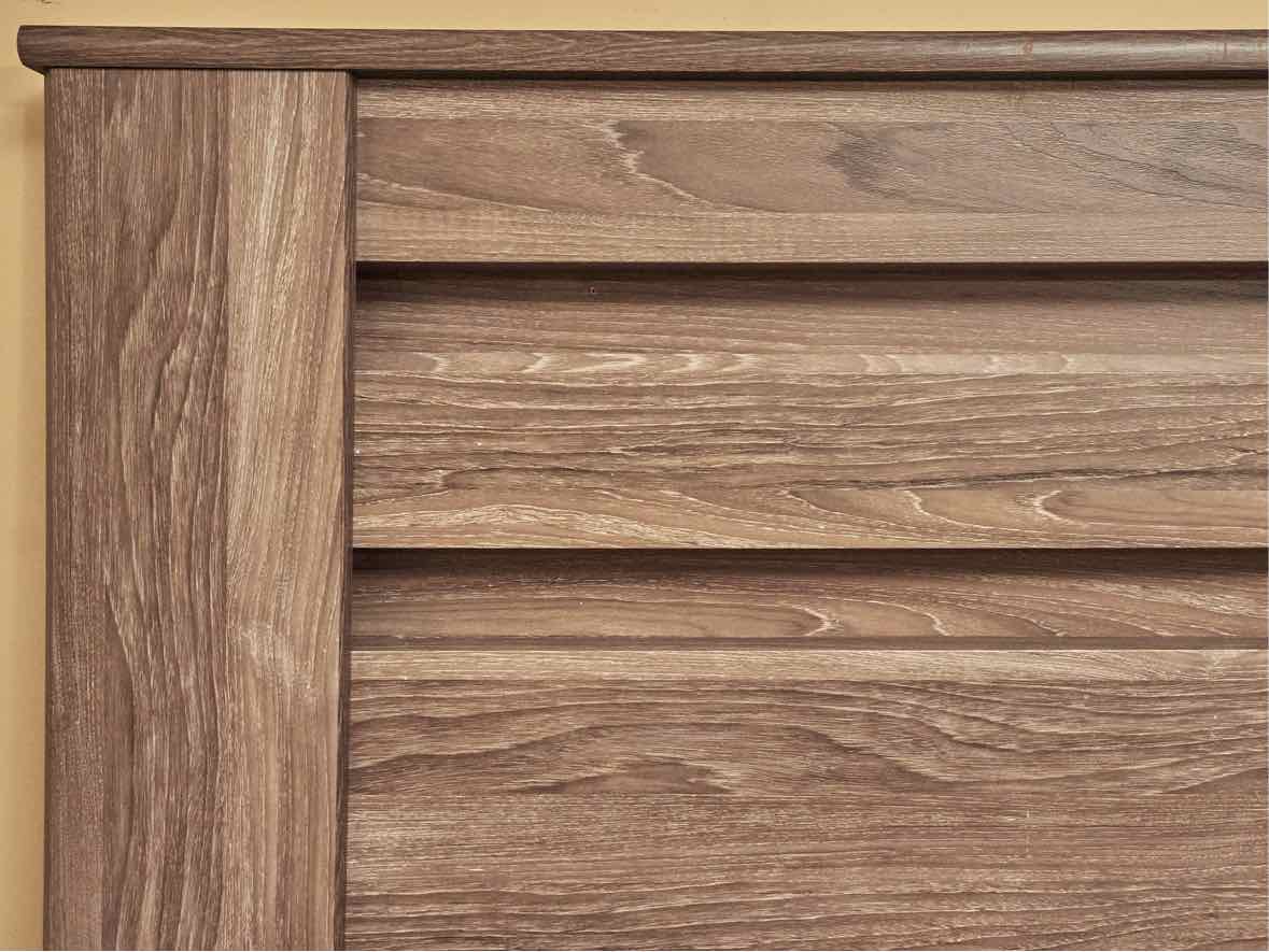 Ashley Furniture'Zelen' Driftwood finish Veneer King Bed
