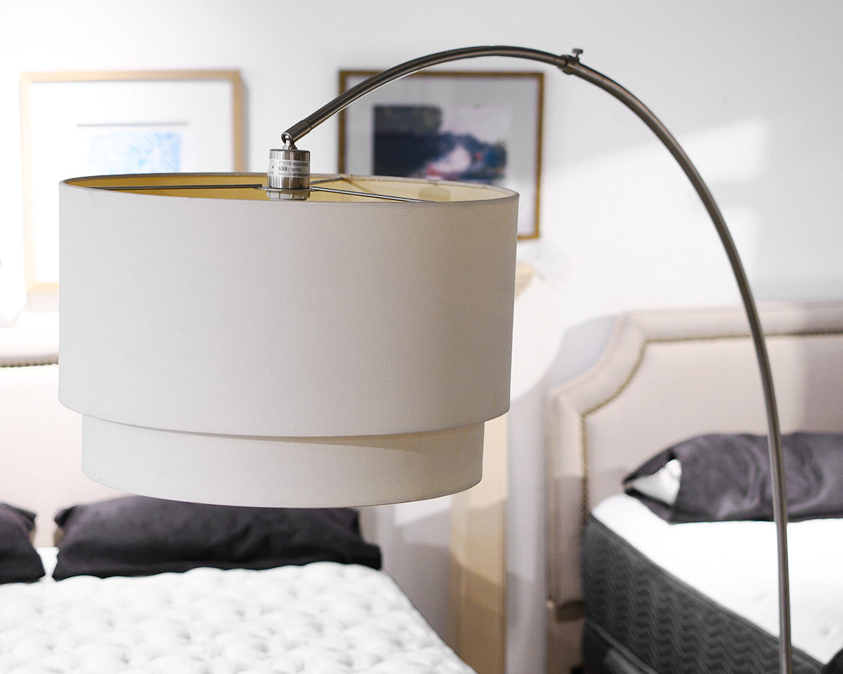 Marble Base Arch Floor Lamp