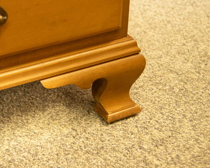 Beal's Solid Maple 2 Drawer Nightstand