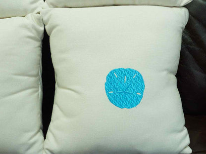 Set of 4 Seaside Needlepoint Accent Pillows