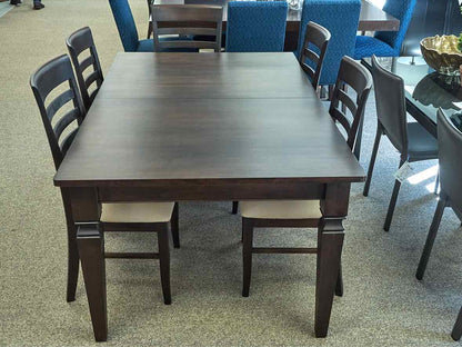 Gat Creek "French Regency" Maple Dining Table & Set of 6 'Burbank' Dining Chairs