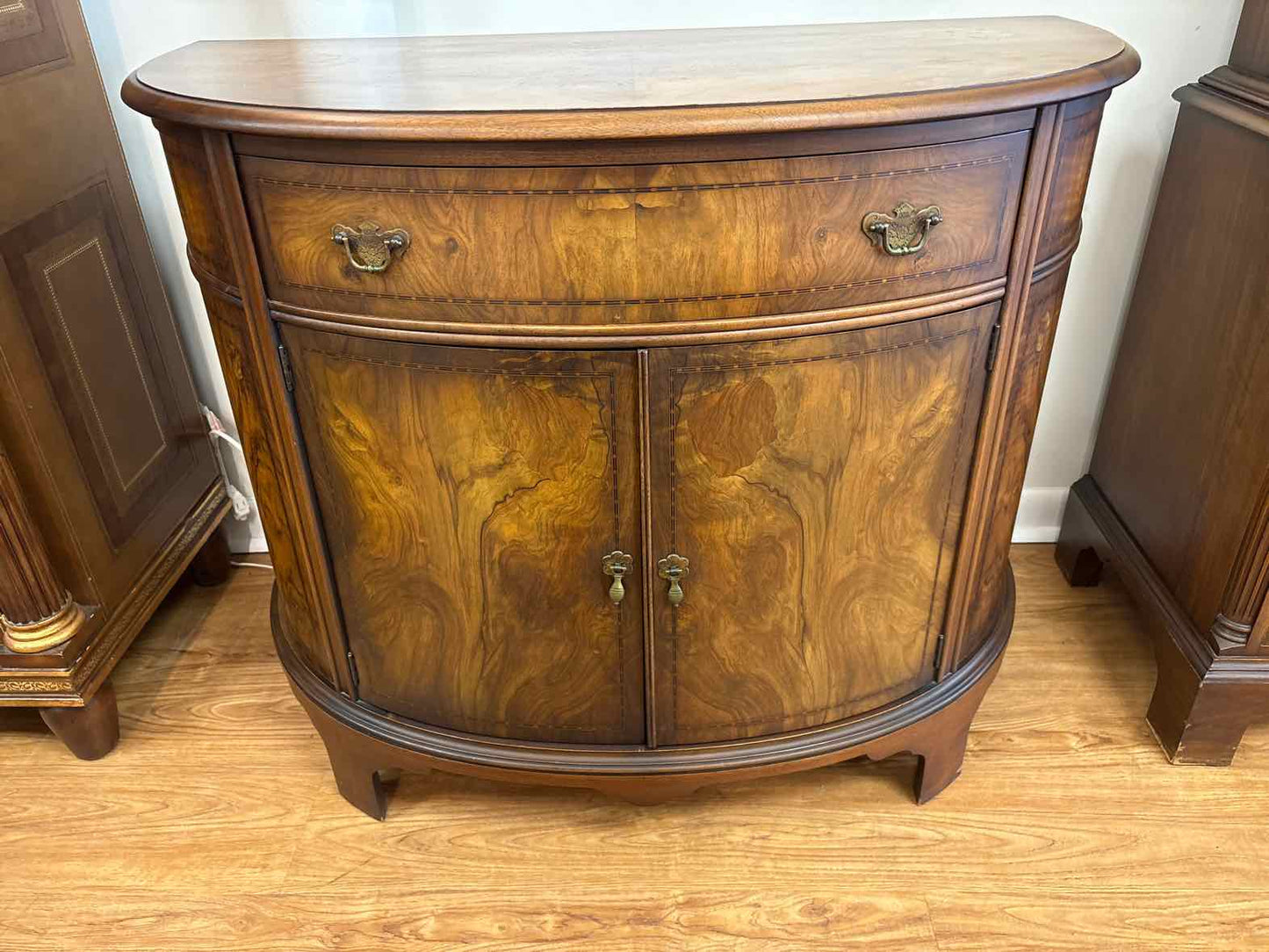 B. Altman & Co. Anqitue Walnut Demilune