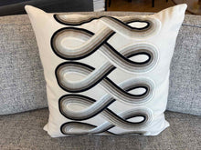 Swirl Pattern Accent Pillow