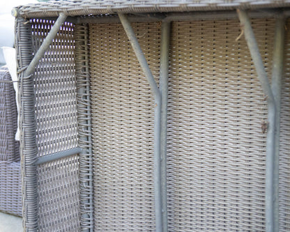 Janus et Cie 'Zeya' Gray Woven Wicker Outdoor Set