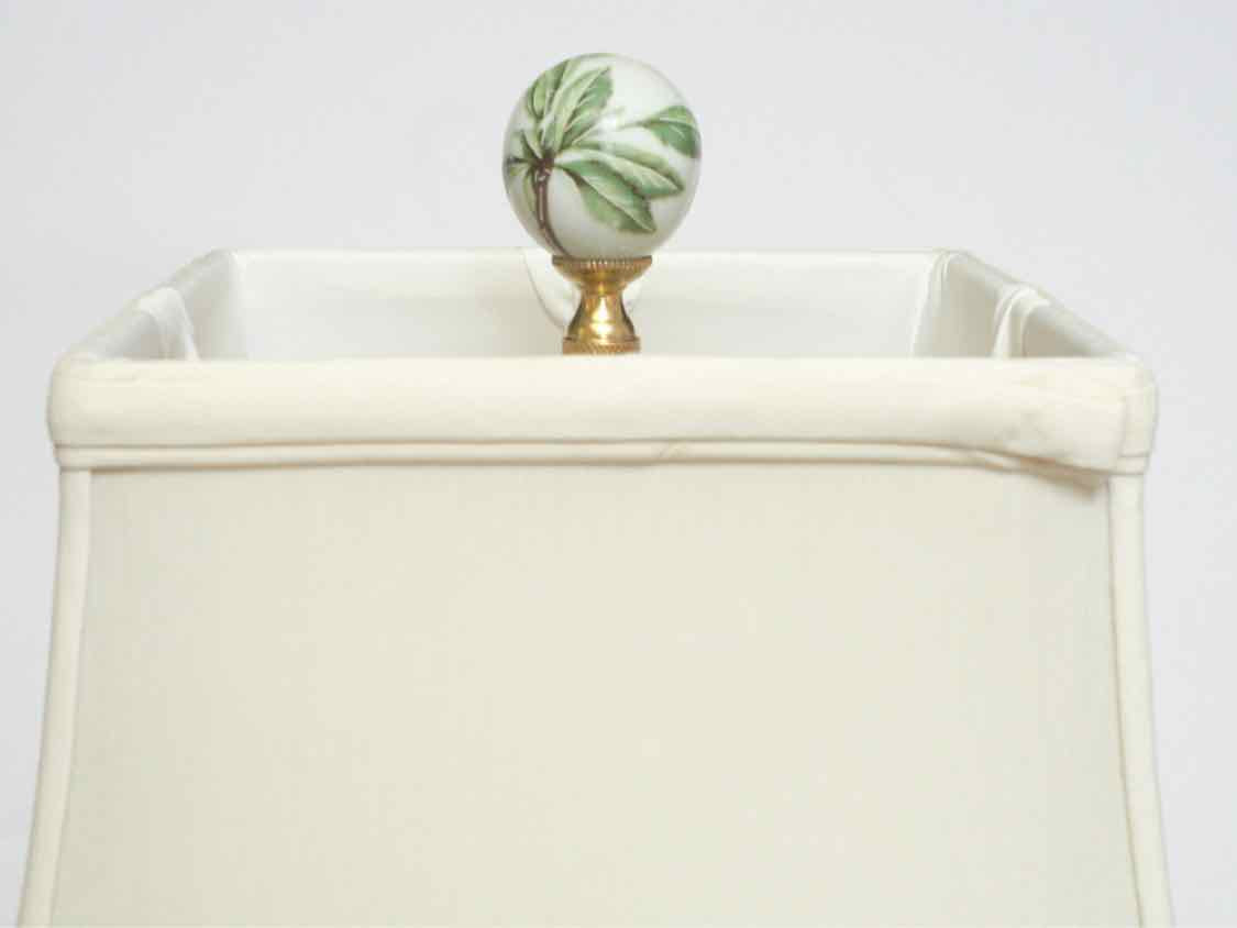 Porcelain Butterfly Square Jar Lamp