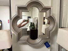Silver Quatrefoil Wall Mirror