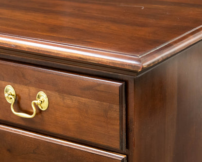 Solid Cherry Mule Dresser in Dark Finish