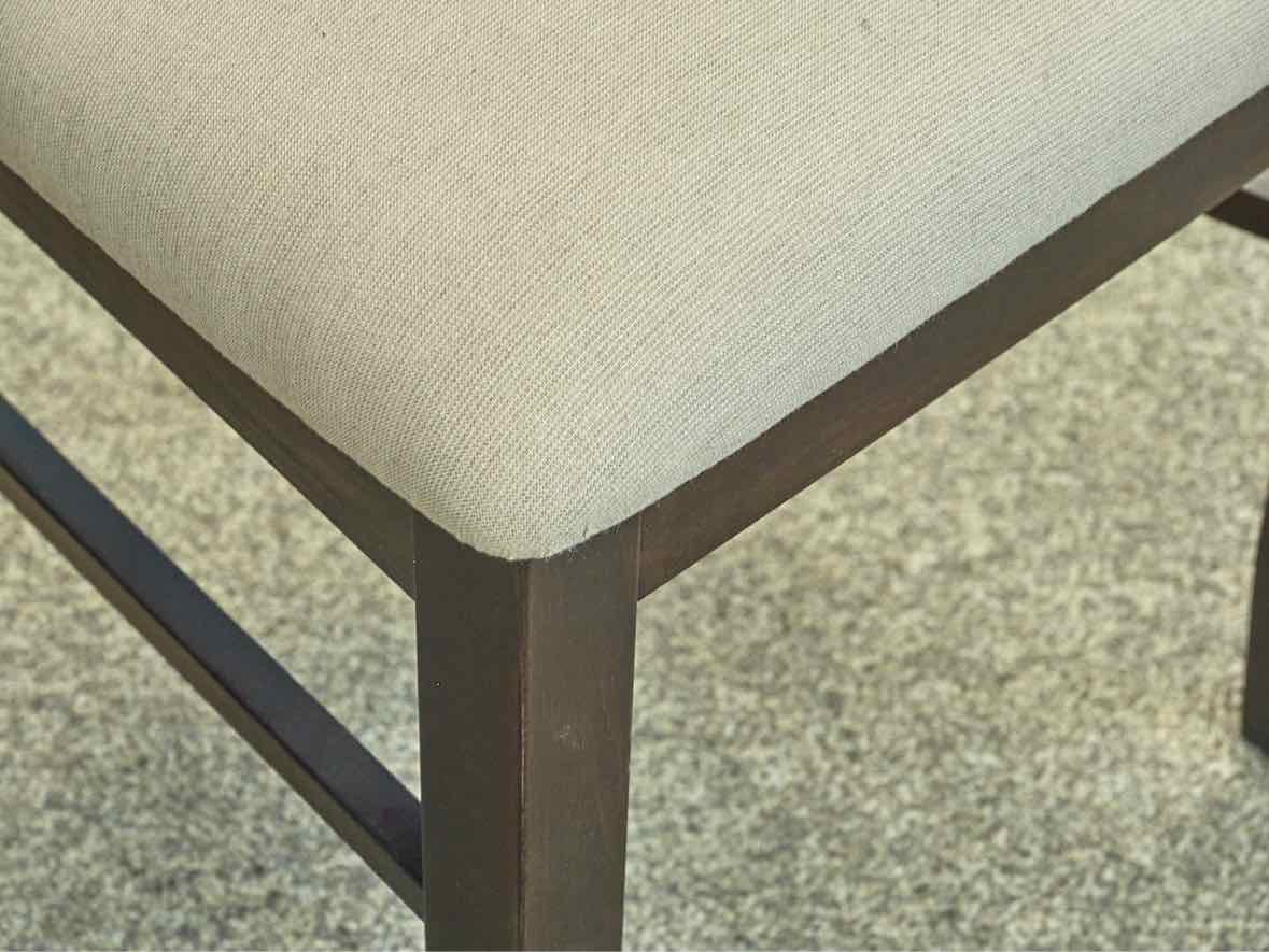 Gat Creek "French Regency" Maple Dining Table & Set of 6 'Burbank' Dining Chairs
